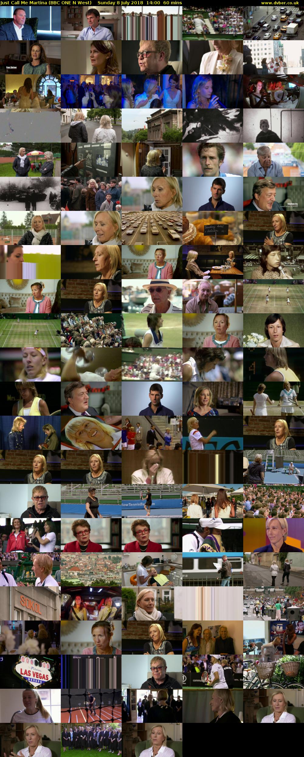 Just Call Me Martina (BBC ONE N West) Sunday 8 July 2018 14:00 - 15:00