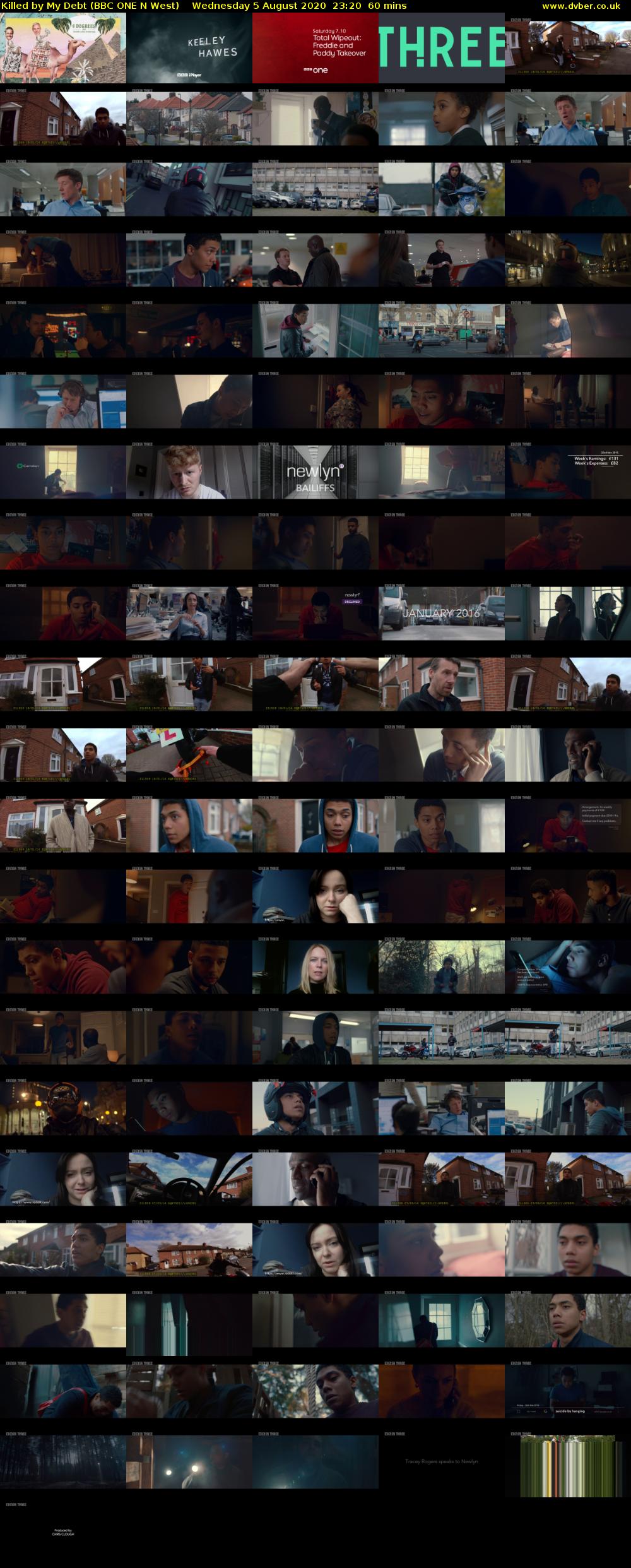 Killed by My Debt (BBC ONE N West) Wednesday 5 August 2020 23:20 - 00:20