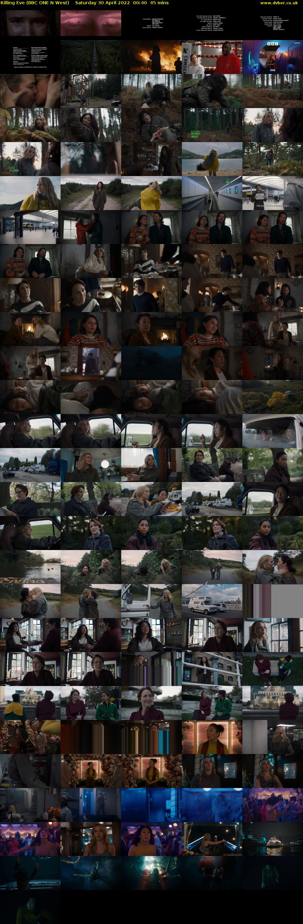 Killing Eve (BBC ONE N West) Saturday 30 April 2022 00:40 - 01:25