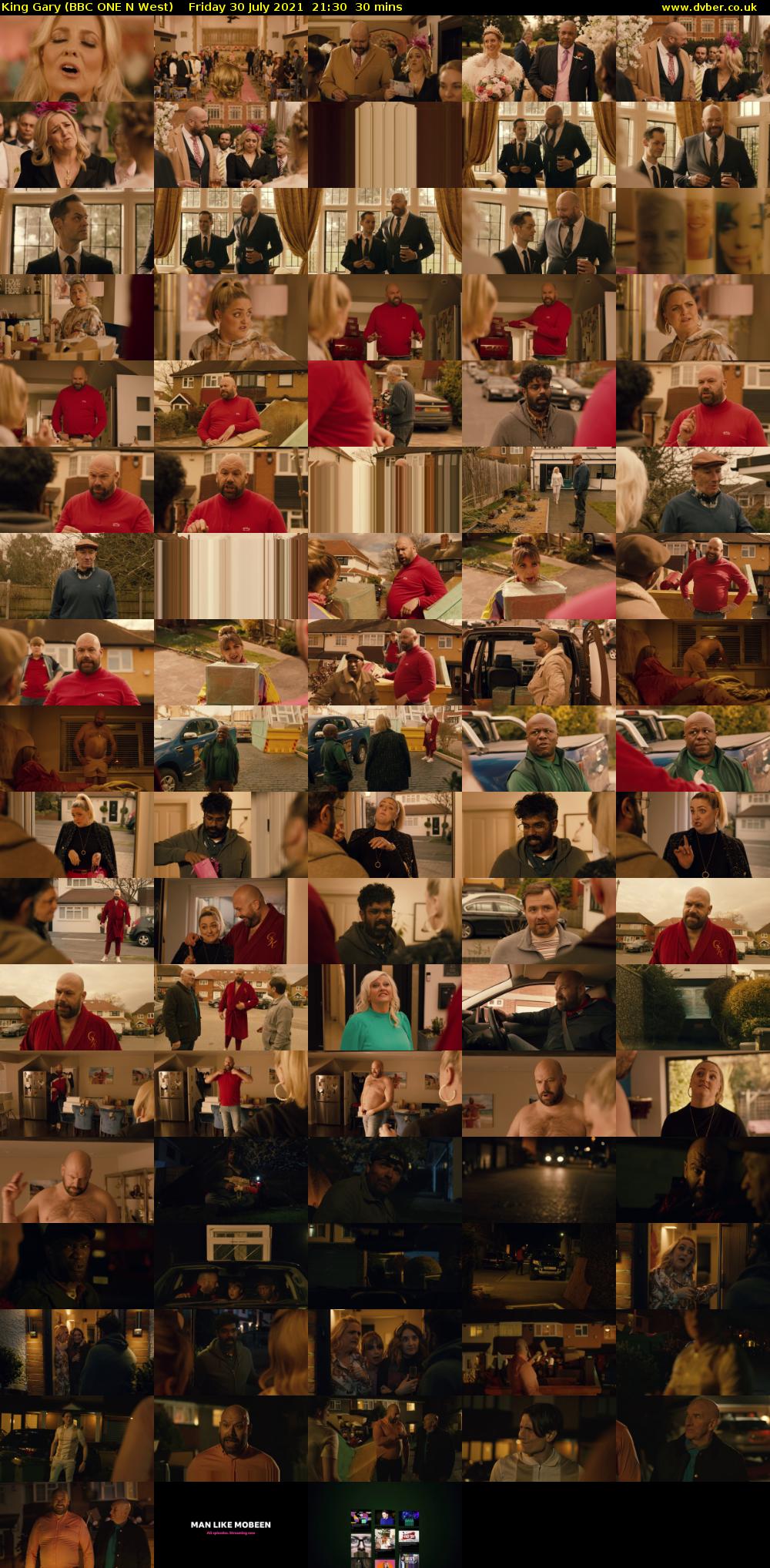King Gary (BBC ONE N West) Friday 30 July 2021 21:30 - 22:00