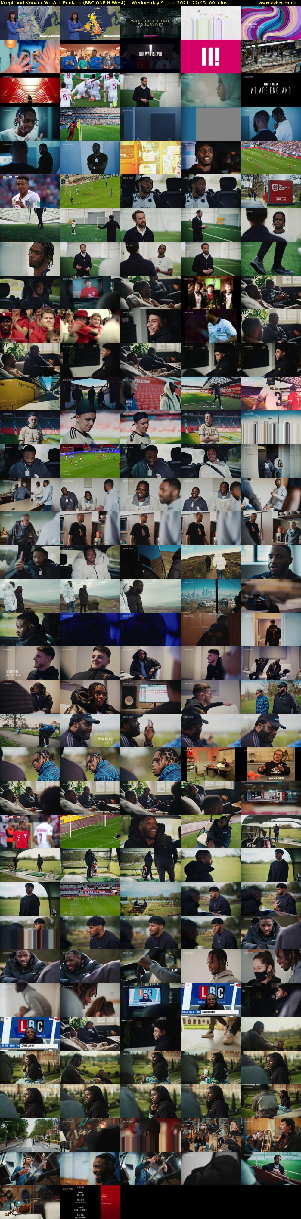 Krept and Konan: We Are England (BBC ONE N West) Wednesday 9 June 2021 22:45 - 23:45