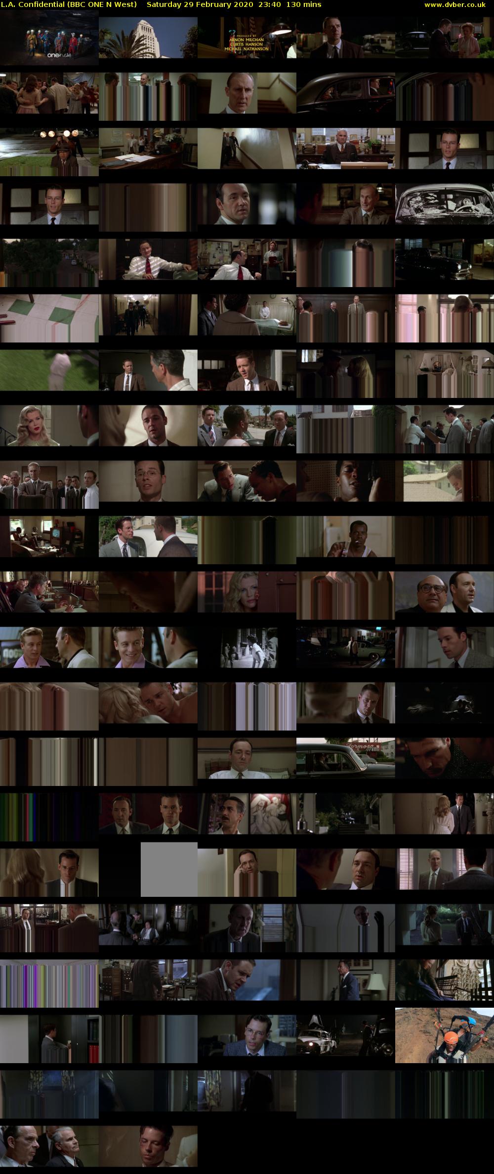 L.A. Confidential (BBC ONE N West) Saturday 29 February 2020 23:40 - 01:50
