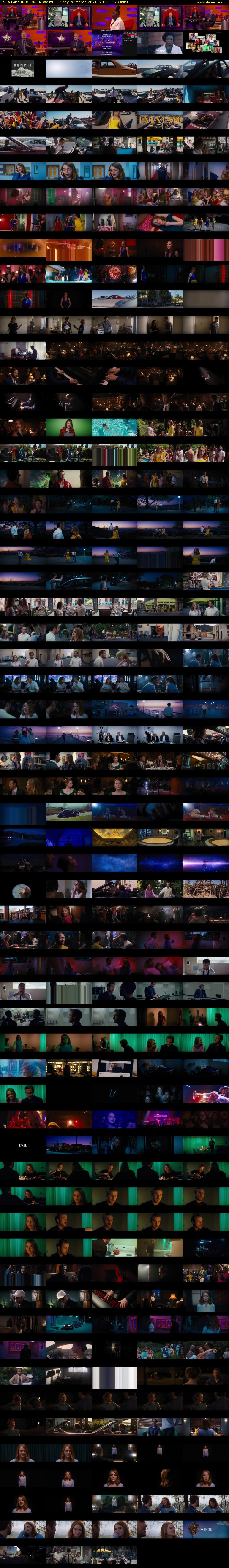 La La Land (BBC ONE N West) Friday 26 March 2021 23:35 - 01:35