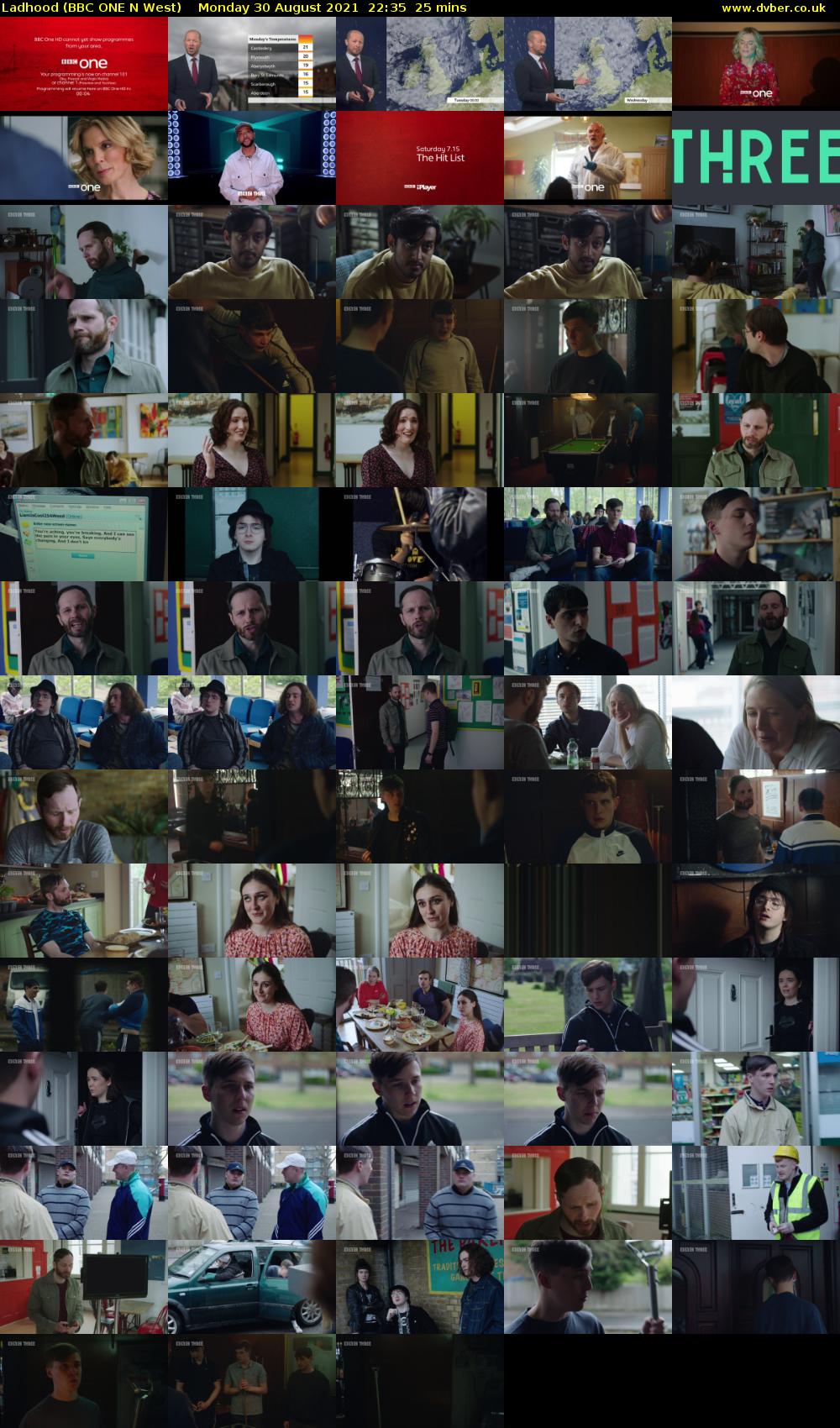 Ladhood (BBC ONE N West) Monday 30 August 2021 22:35 - 23:00