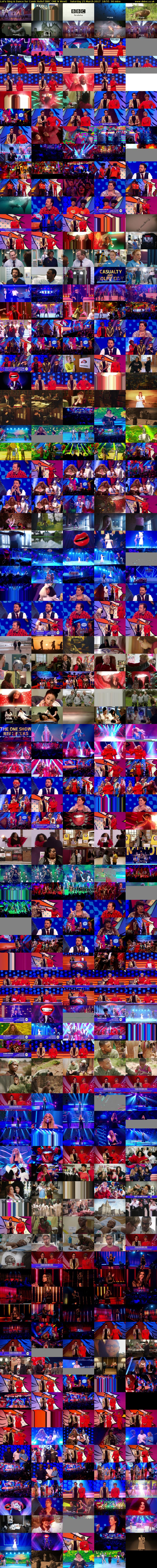 Let's Sing & Dance for Comic Relief (BBC ONE N West) Saturday 25 March 2017 18:55 - 20:25