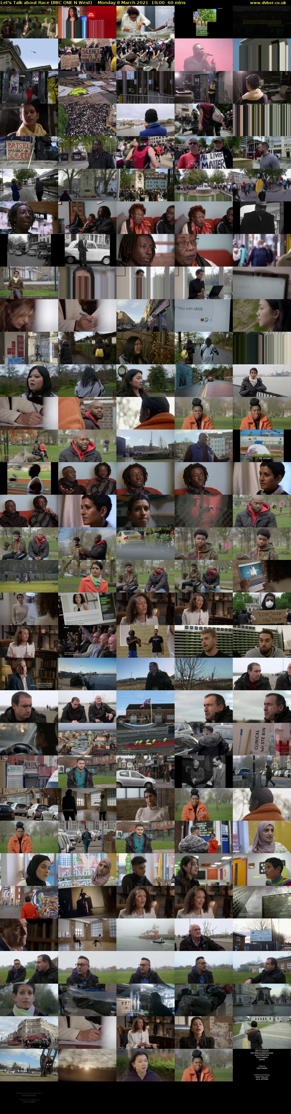 Let's Talk about Race (BBC ONE N West) Monday 8 March 2021 19:00 - 20:00