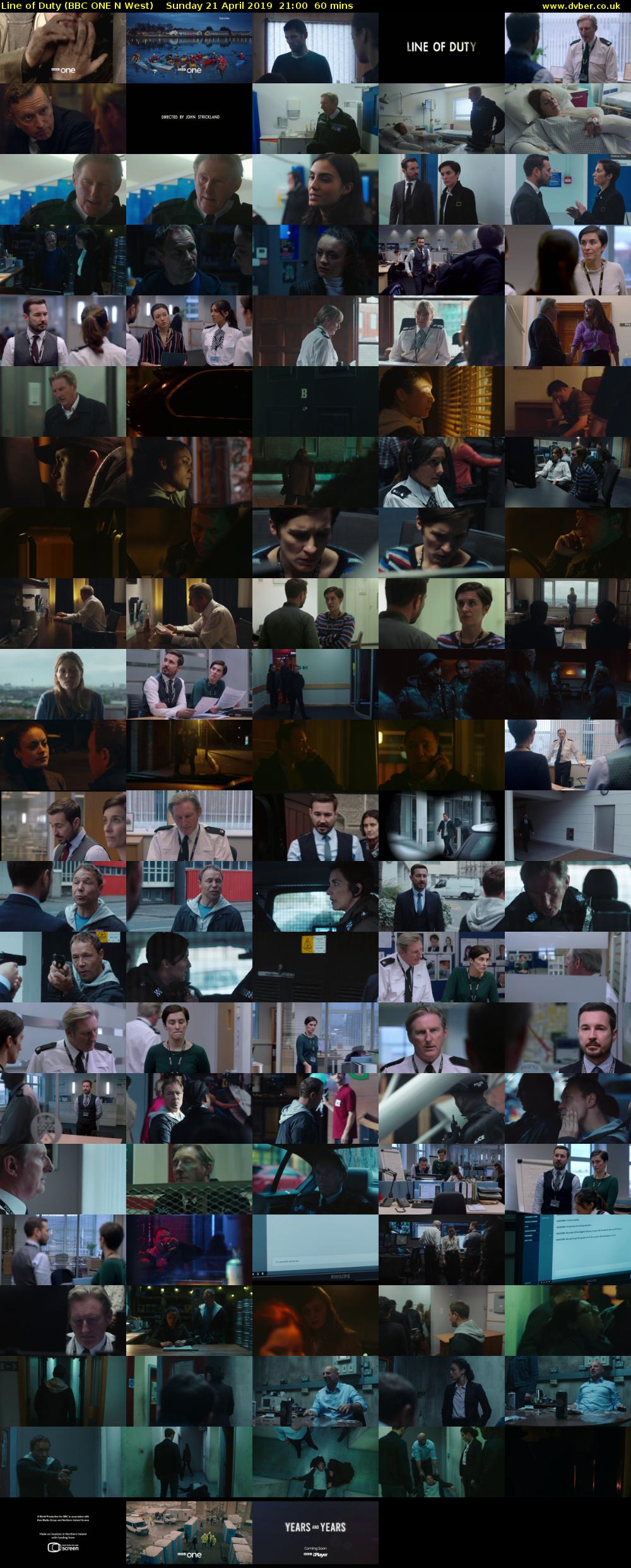 Line of Duty (BBC ONE N West) Sunday 21 April 2019 21:00 - 22:00