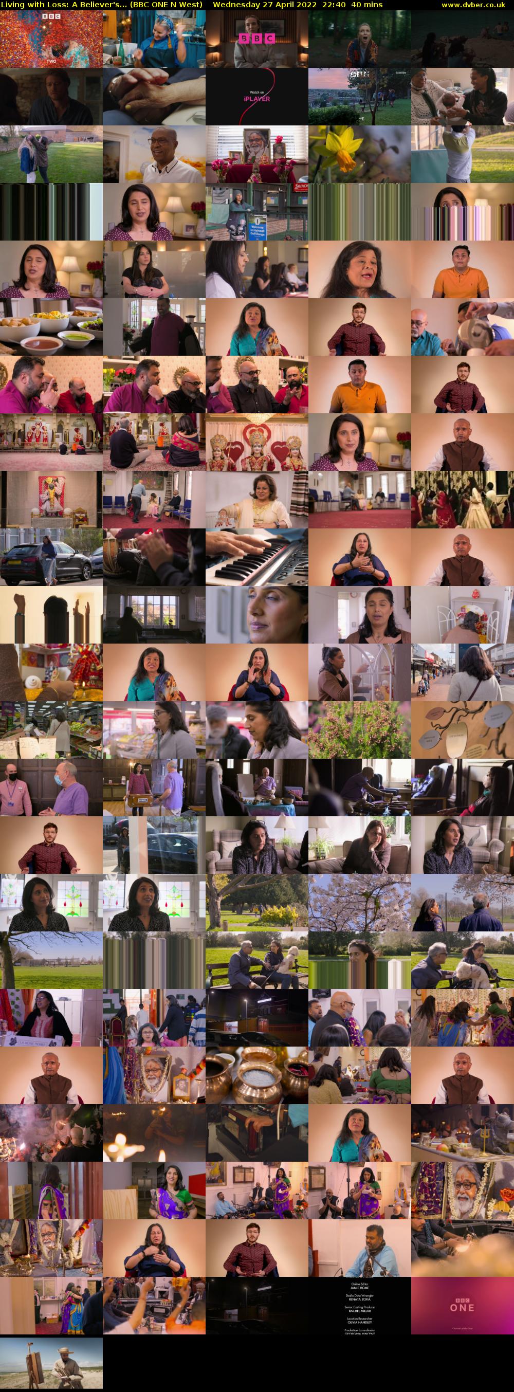Living with Loss: A Believer's... (BBC ONE N West) Wednesday 27 April 2022 22:40 - 23:20