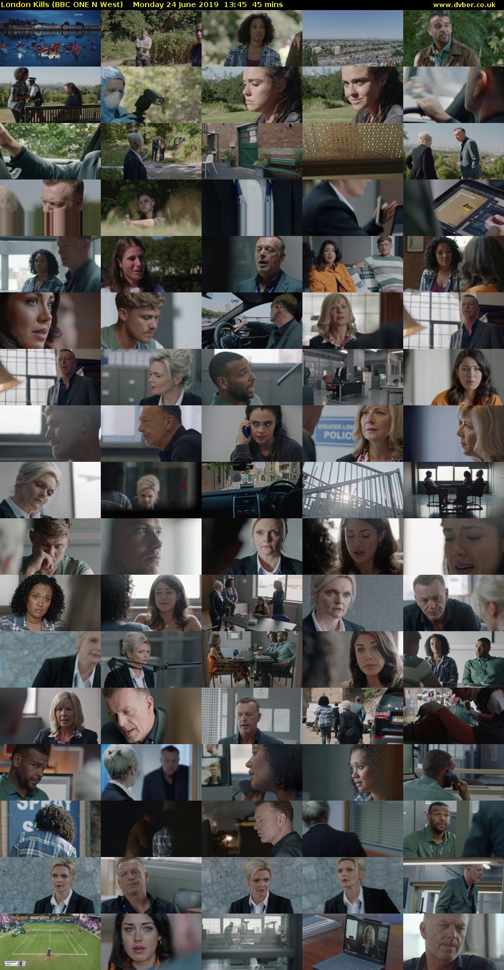 London Kills (BBC ONE N West) Monday 24 June 2019 13:45 - 14:30