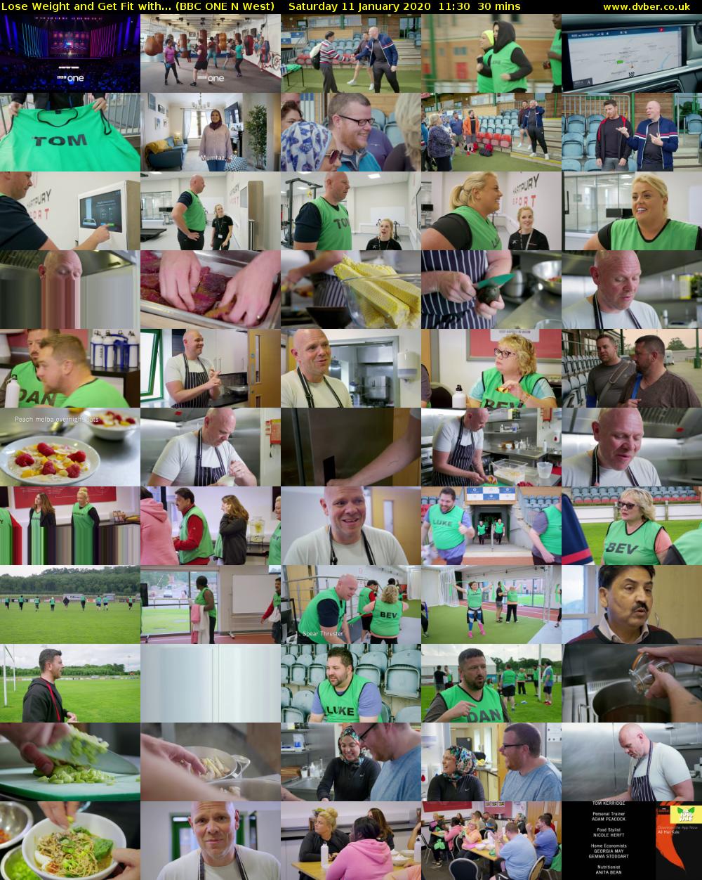 Lose Weight and Get Fit with... (BBC ONE N West) Saturday 11 January 2020 11:30 - 12:00