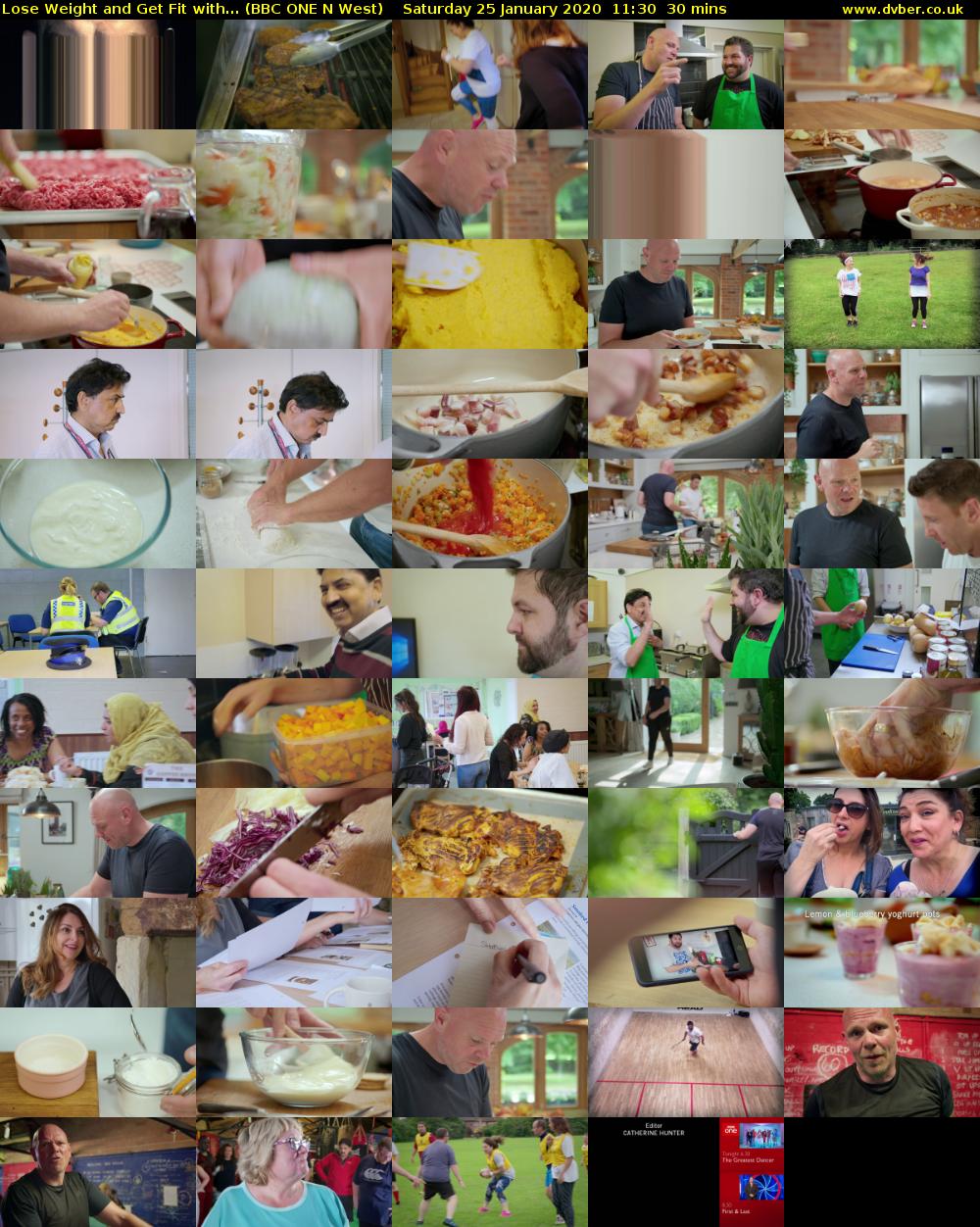 Lose Weight and Get Fit with... (BBC ONE N West) Saturday 25 January 2020 11:30 - 12:00