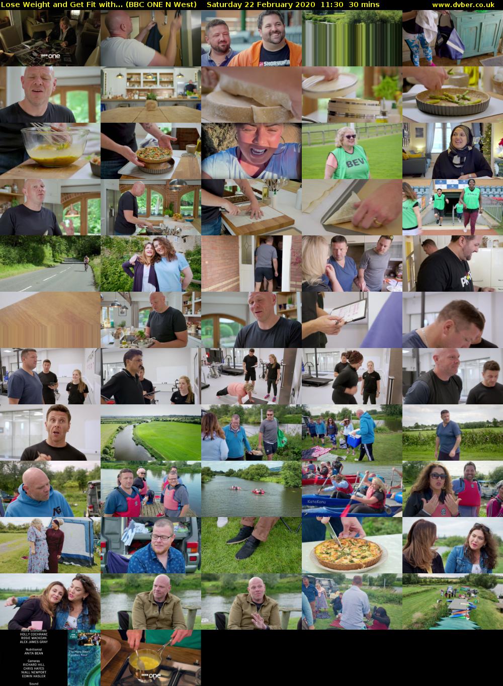 Lose Weight and Get Fit with... (BBC ONE N West) Saturday 22 February 2020 11:30 - 12:00