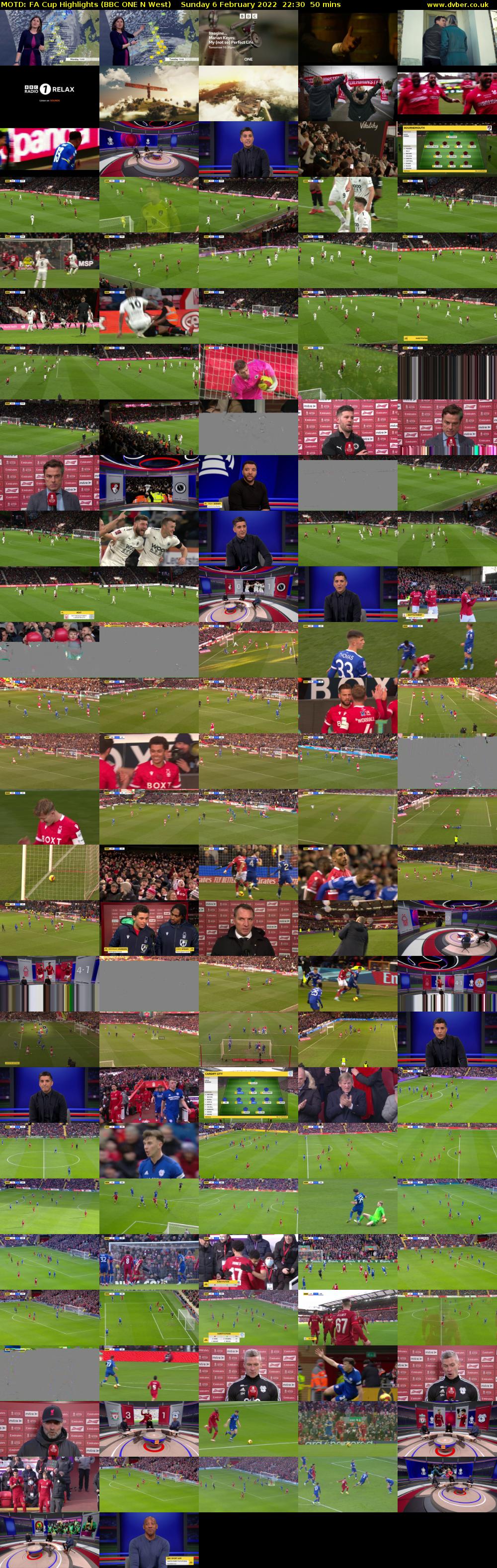 MOTD: FA Cup Highlights (BBC ONE N West) Sunday 6 February 2022 22:30 - 23:20