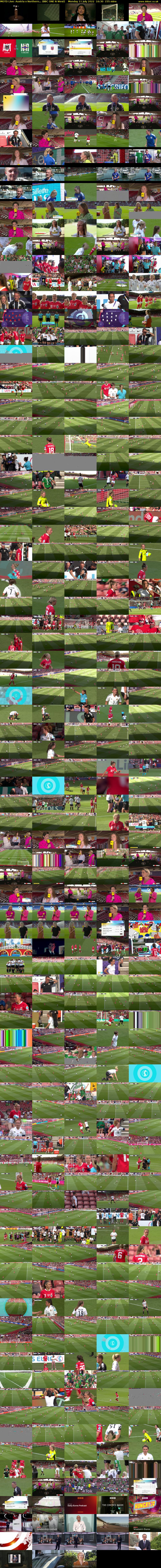 MOTD Live: Austria v Northern... (BBC ONE N West) Monday 11 July 2022 16:30 - 19:05