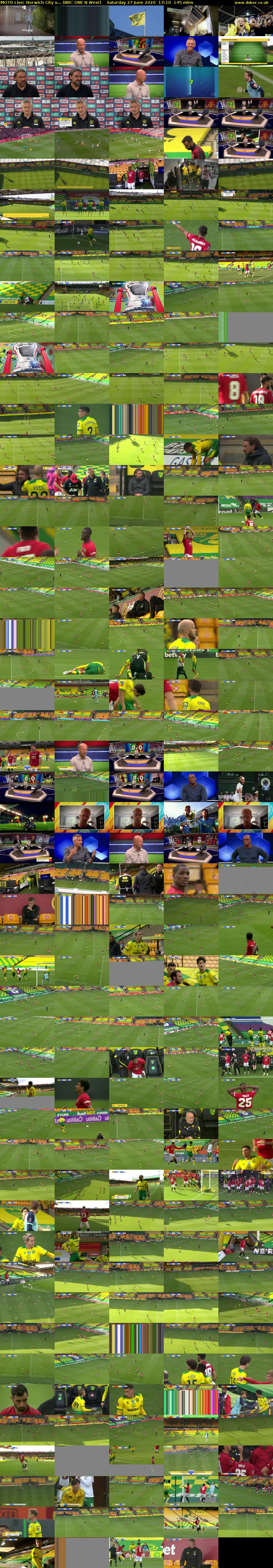 MOTD Live: Norwich City v... (BBC ONE N West) Saturday 27 June 2020 17:10 - 19:35