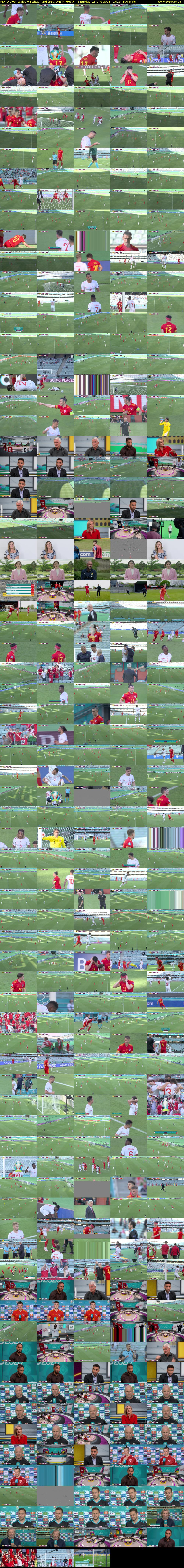 MOTD Live: Wales v Switzerland (BBC ONE N West) Saturday 12 June 2021 13:15 - 16:25