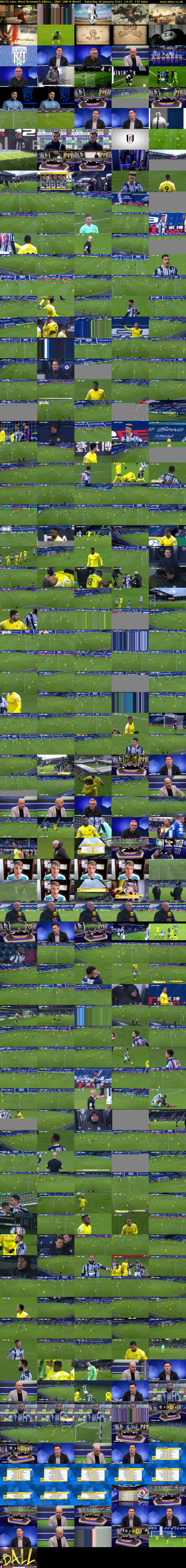 MOTD Live: West Bromwich Albion... (BBC ONE N West) Saturday 30 January 2021 14:45 - 17:10