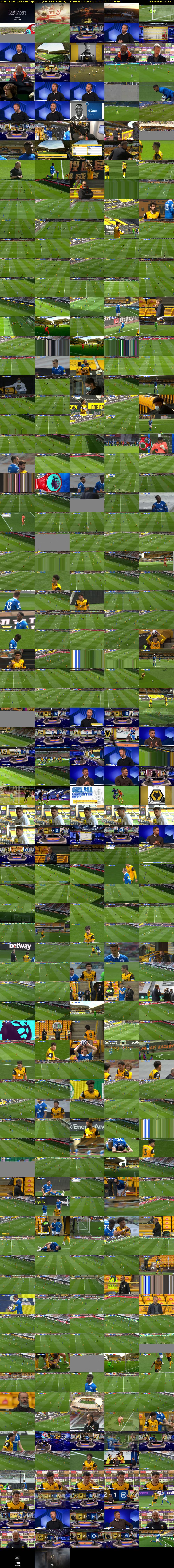 MOTD Live: Wolverhampton... (BBC ONE N West) Sunday 9 May 2021 11:45 - 14:05