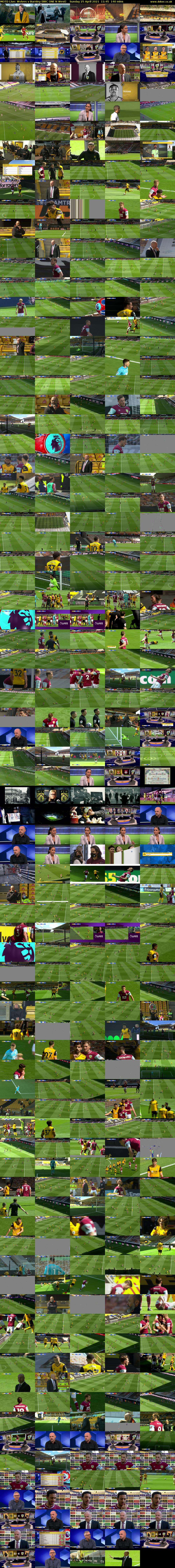 MOTD Live: Wolves v Burnley (BBC ONE N West) Sunday 25 April 2021 11:45 - 14:05