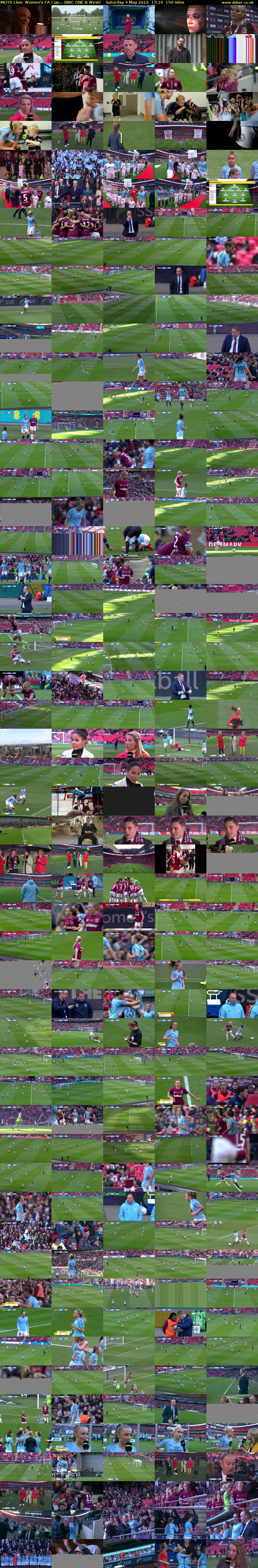MOTD Live: Women's FA Cup... (BBC ONE N West) Saturday 4 May 2019 17:10 - 19:40