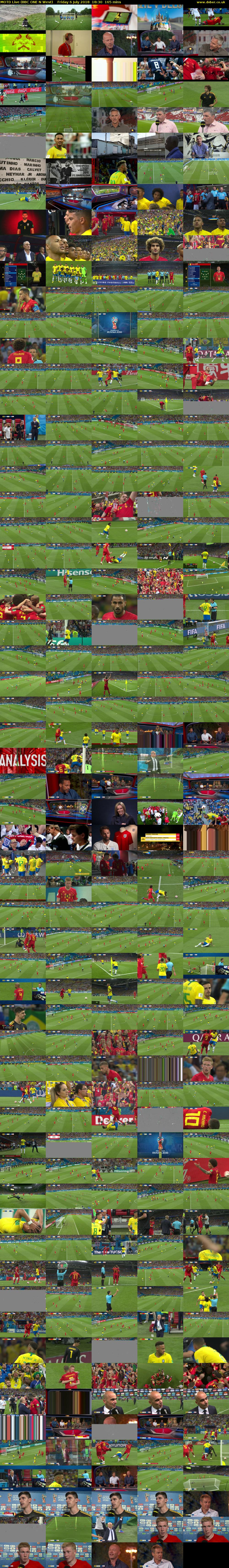 MOTD Live (BBC ONE N West) Friday 6 July 2018 18:30 - 21:15