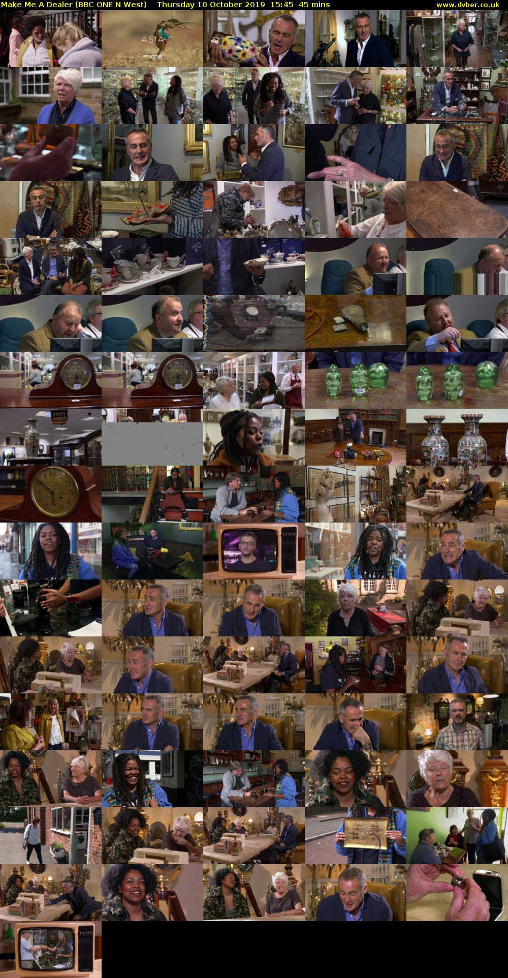 Make Me A Dealer (BBC ONE N West) Thursday 10 October 2019 15:45 - 16:30