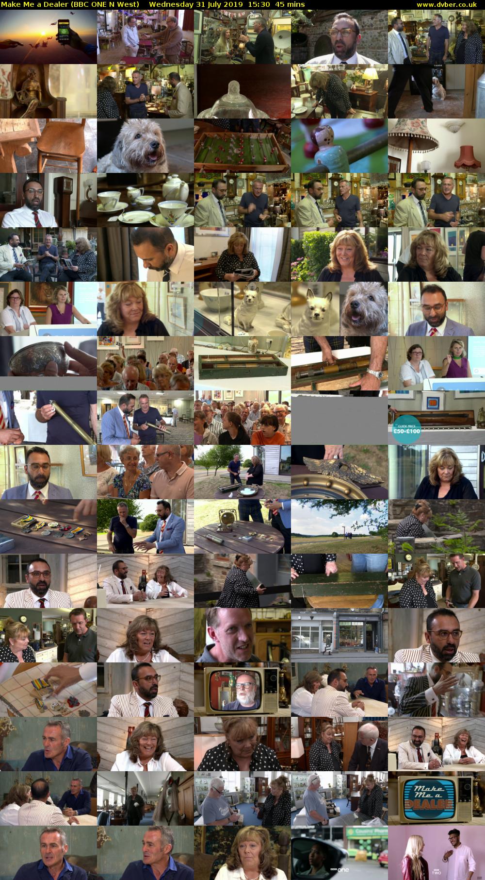 Make Me a Dealer (BBC ONE N West) Wednesday 31 July 2019 15:30 - 16:15