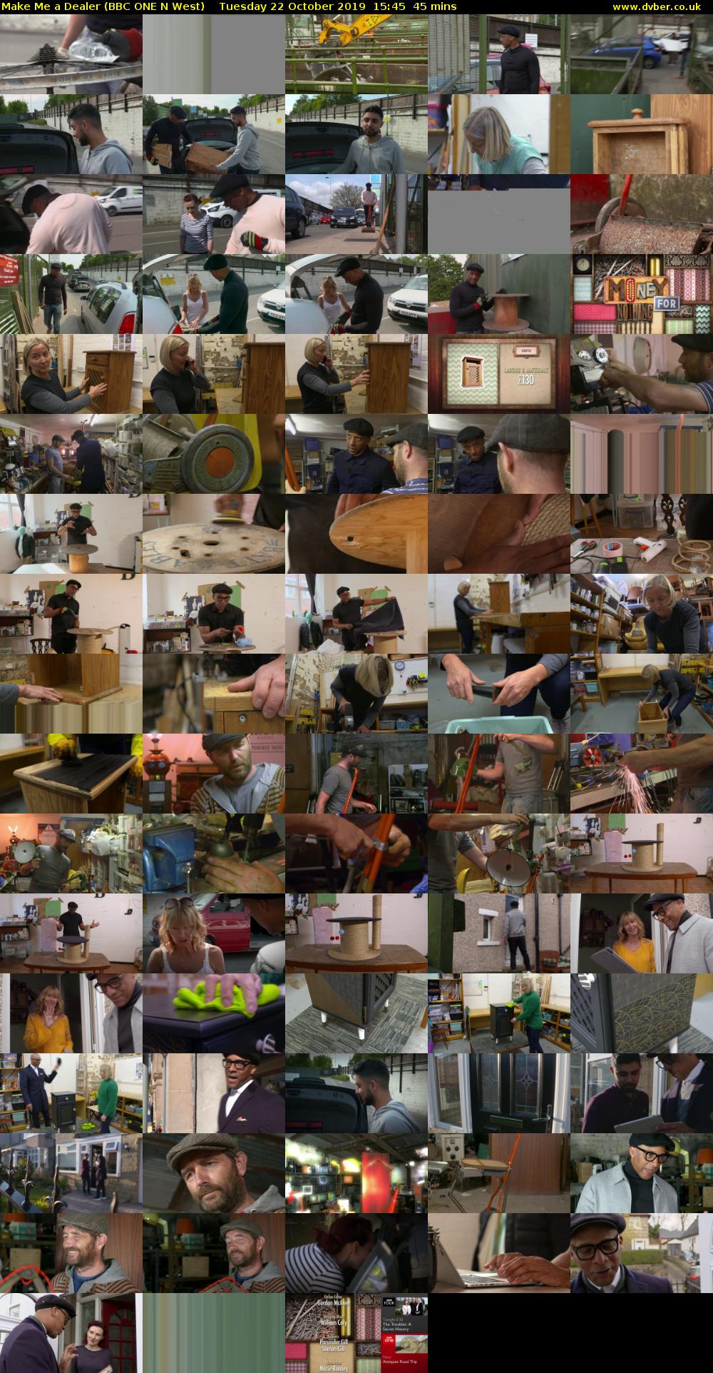 Make Me a Dealer (BBC ONE N West) Tuesday 22 October 2019 15:45 - 16:30