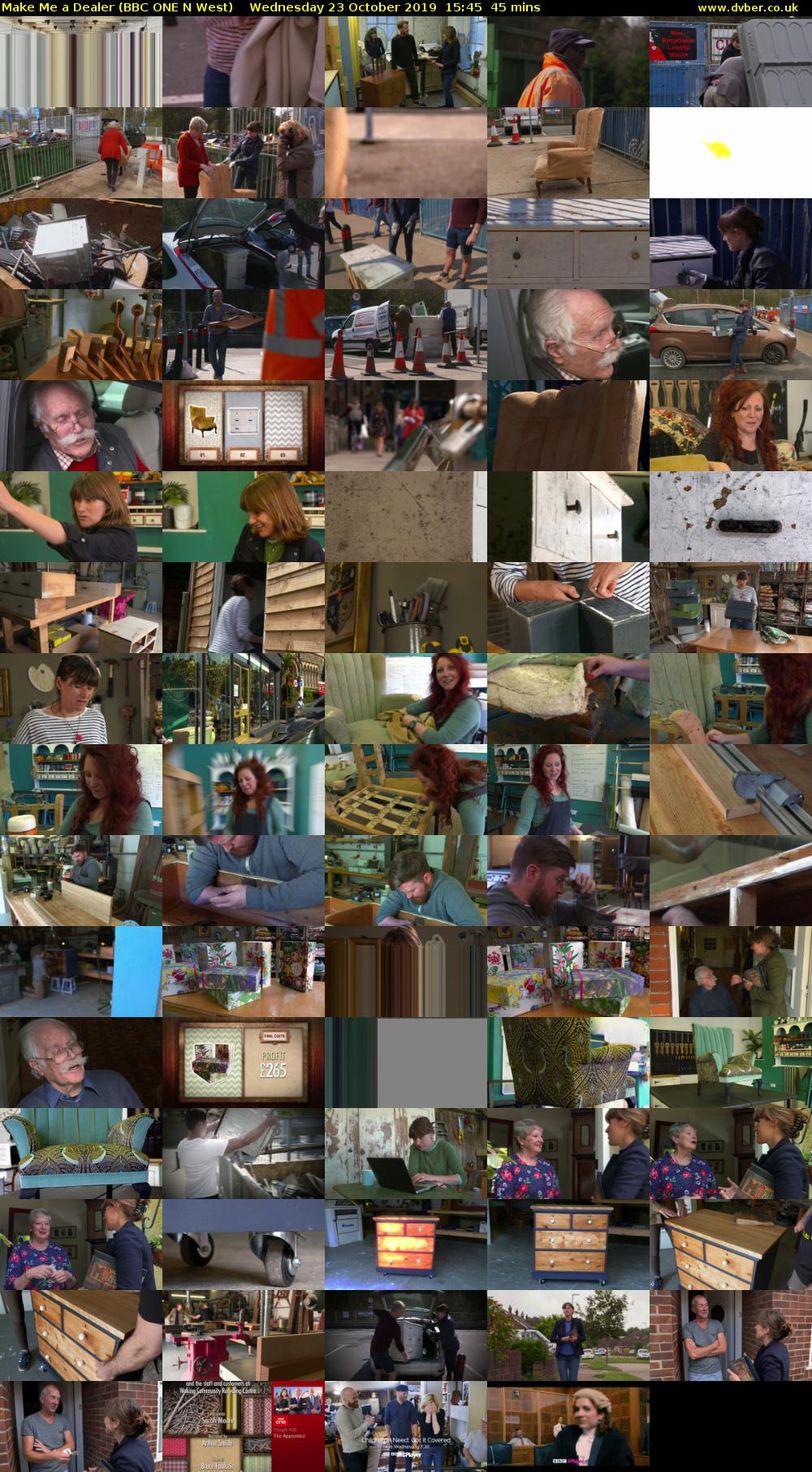 Make Me a Dealer (BBC ONE N West) Wednesday 23 October 2019 15:45 - 16:30
