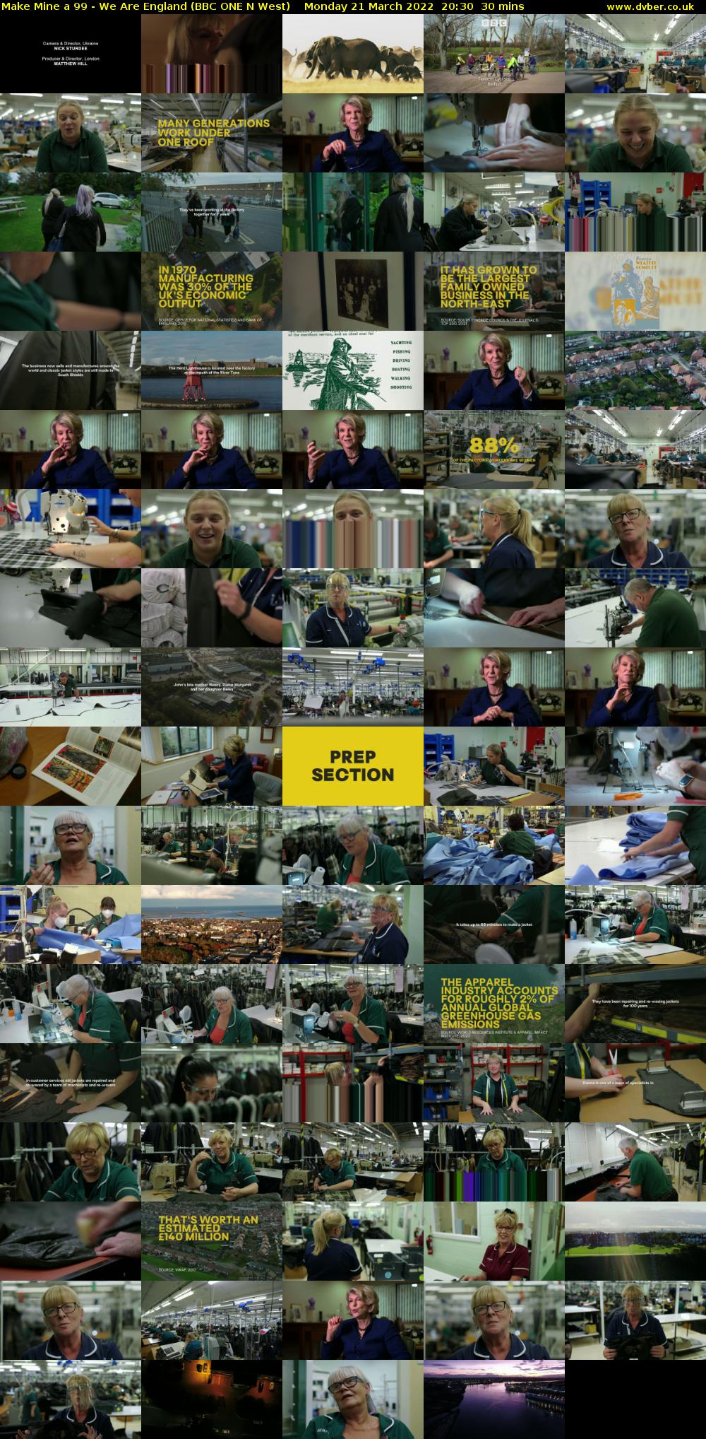 Make Mine a 99 - We Are England (BBC ONE N West) Monday 21 March 2022 20:30 - 21:00