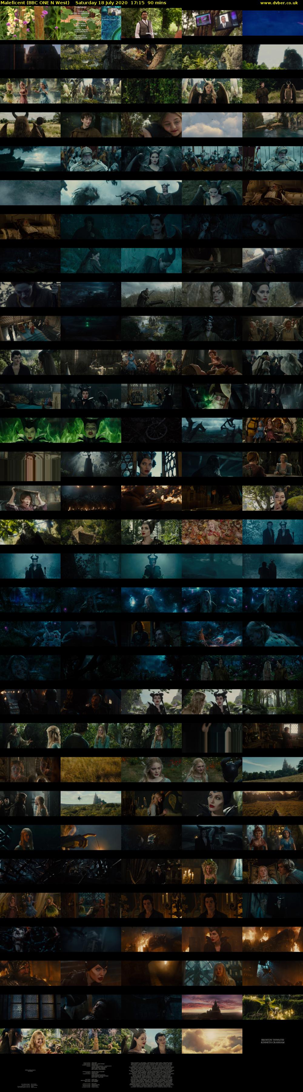 Maleficent (BBC ONE N West) Saturday 18 July 2020 17:15 - 18:45
