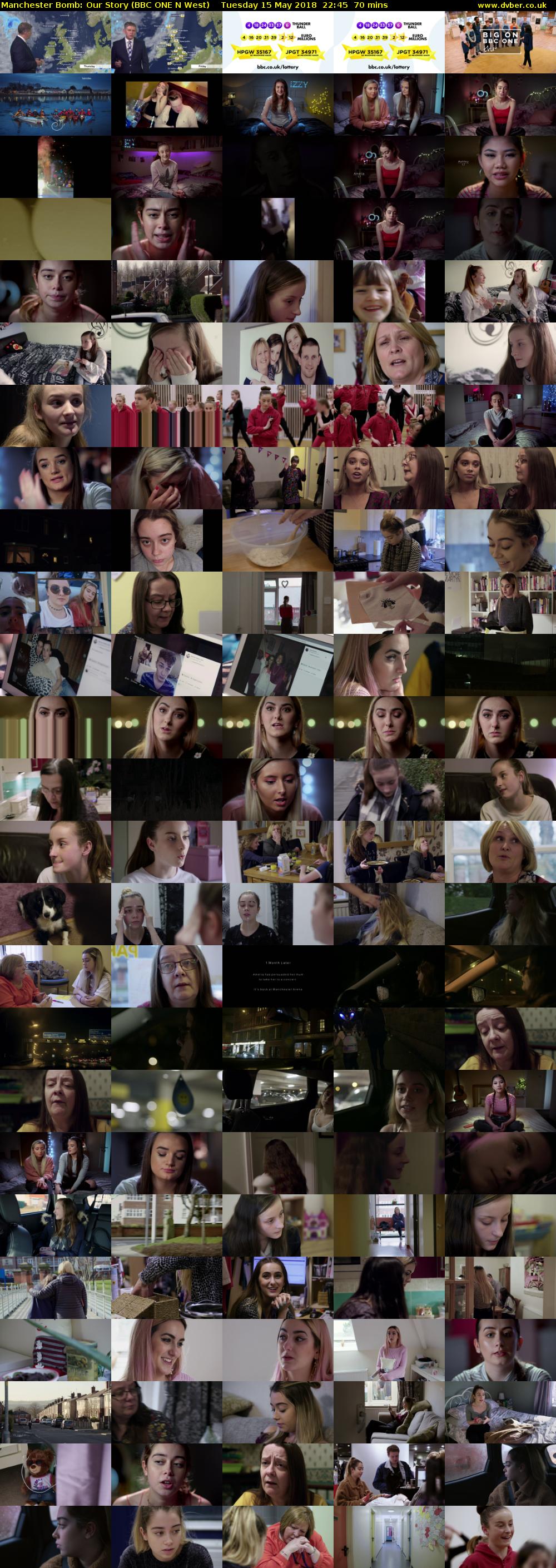 Manchester Bomb: Our Story (BBC ONE N West) Tuesday 15 May 2018 22:45 - 23:55