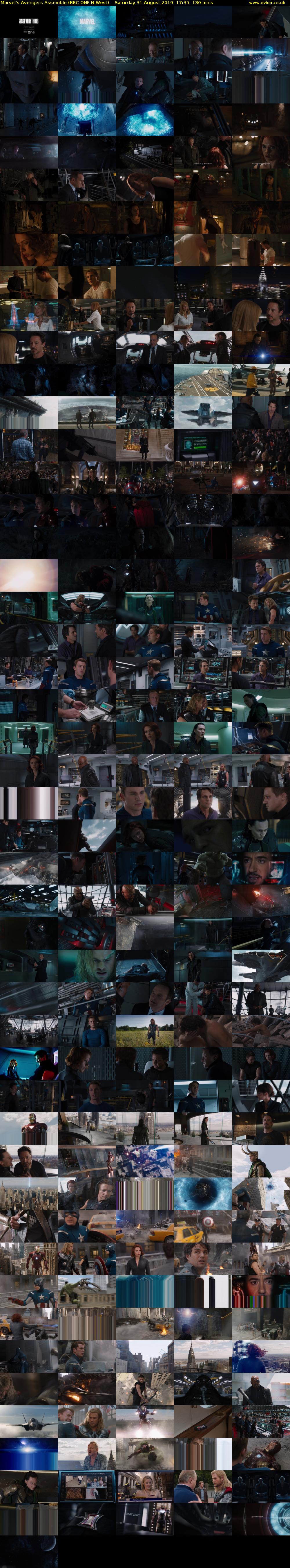 Marvel's Avengers Assemble (BBC ONE N West) Saturday 31 August 2019 17:35 - 19:45