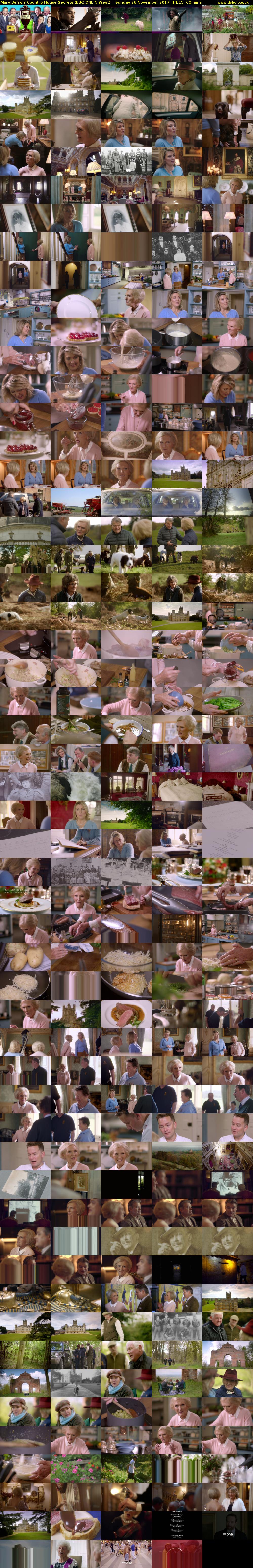 Mary Berry's Country House Secrets (BBC ONE N West) Sunday 26 November 2017 14:15 - 15:15