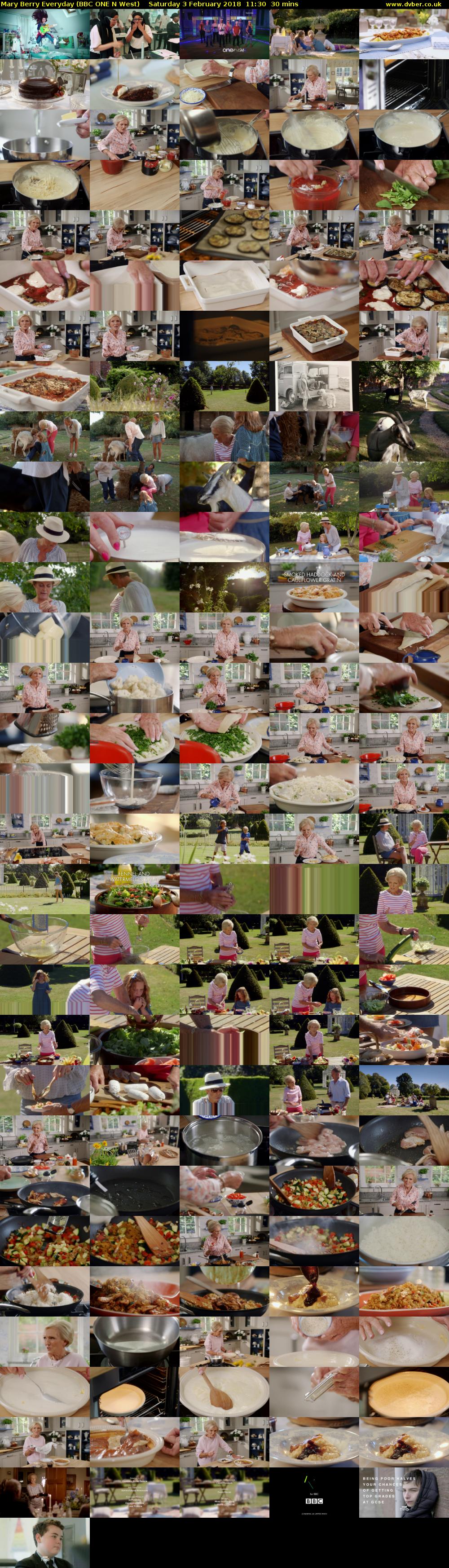 Mary Berry Everyday (BBC ONE N West) Saturday 3 February 2018 11:30 - 12:00