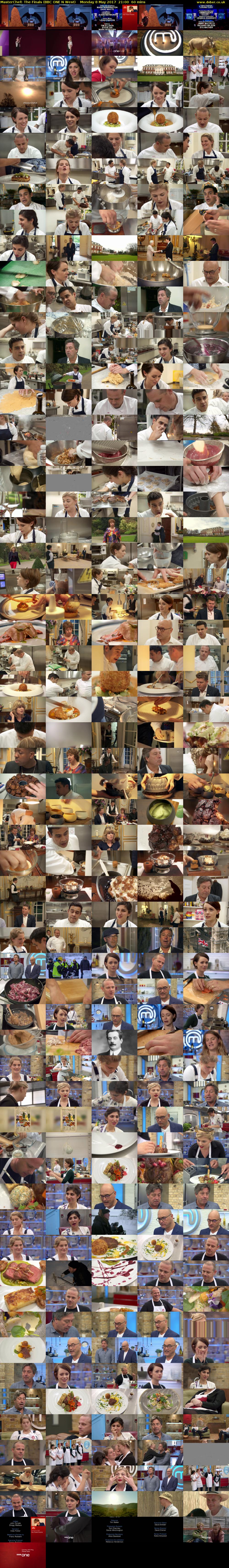 MasterChef: The Finals (BBC ONE N West) Monday 8 May 2017 21:00 - 22:00