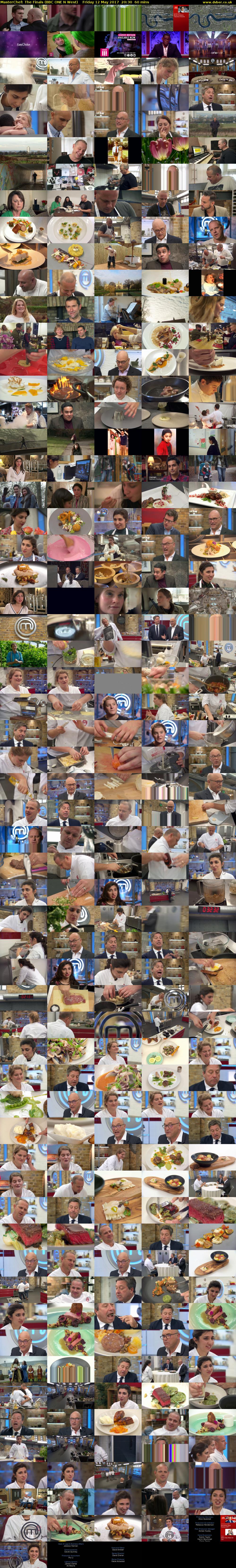 MasterChef: The Finals (BBC ONE N West) Friday 12 May 2017 20:30 - 21:30