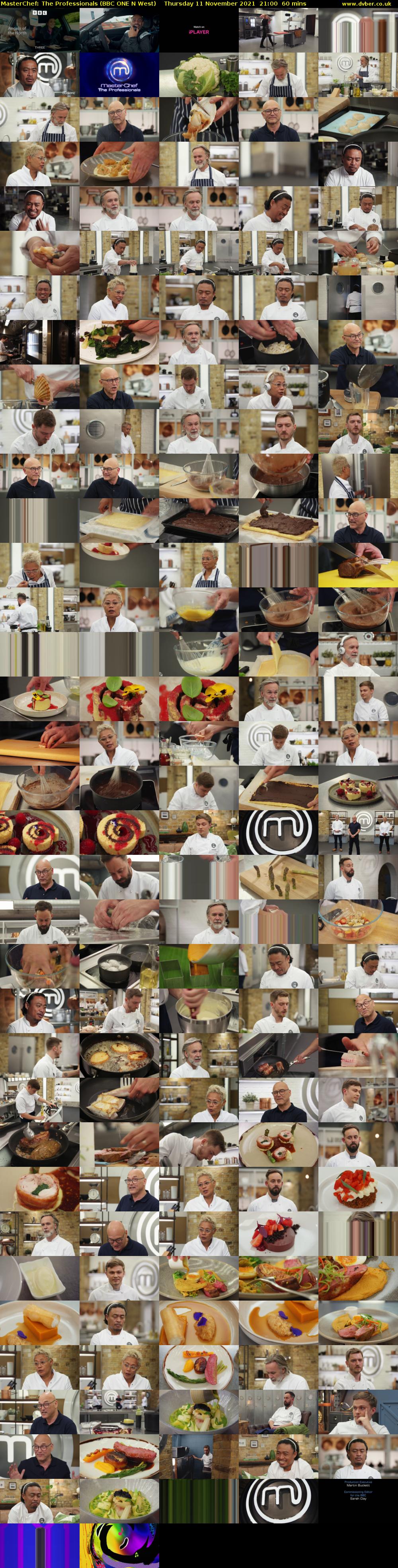 MasterChef: The Professionals (BBC ONE N West) Thursday 11 November 2021 21:00 - 22:00