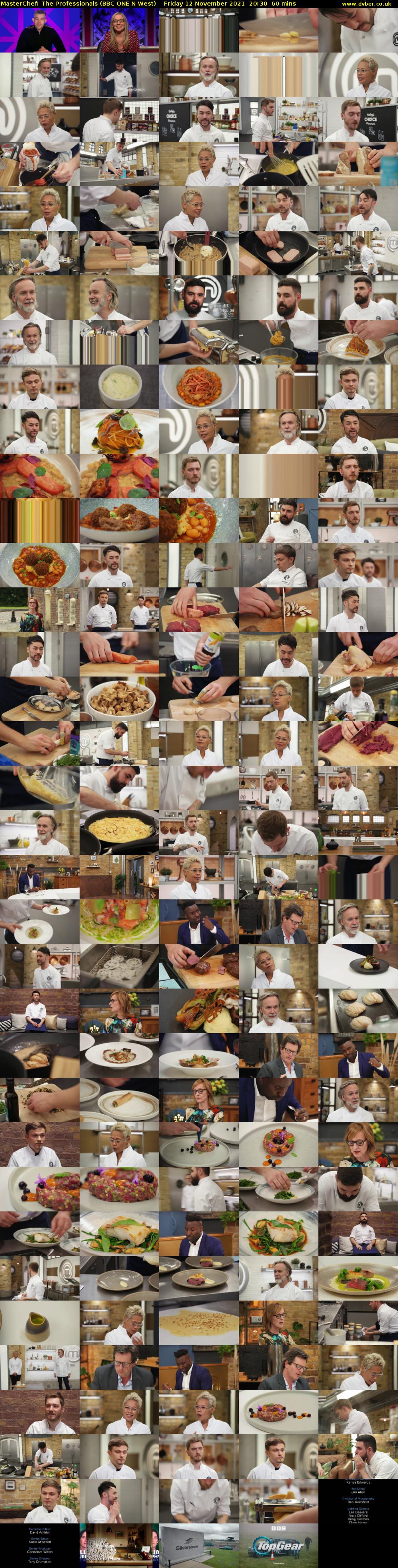MasterChef: The Professionals (BBC ONE N West) Friday 12 November 2021 20:30 - 21:30