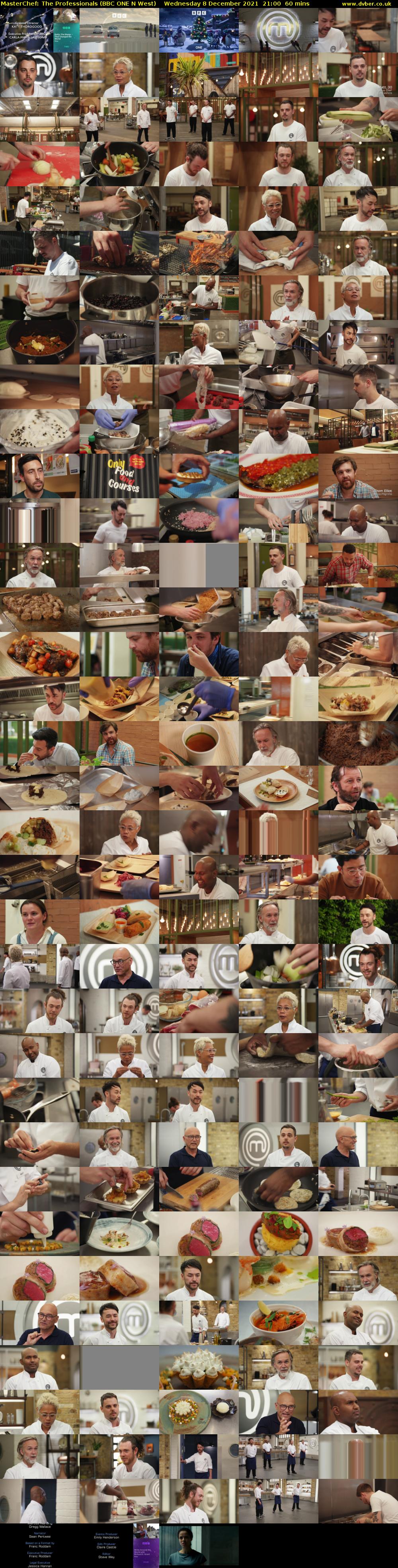 MasterChef: The Professionals (BBC ONE N West) Wednesday 8 December 2021 21:00 - 22:00