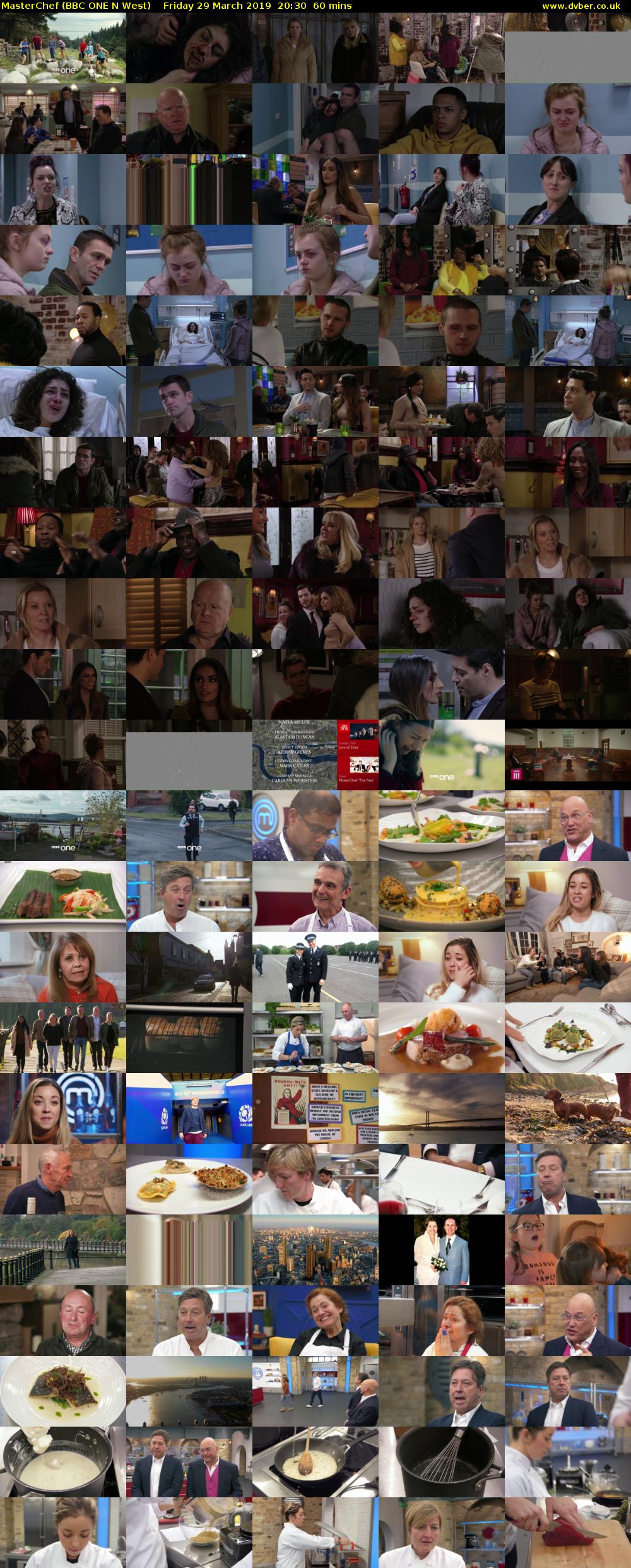 MasterChef (BBC ONE N West) Friday 29 March 2019 20:30 - 21:30