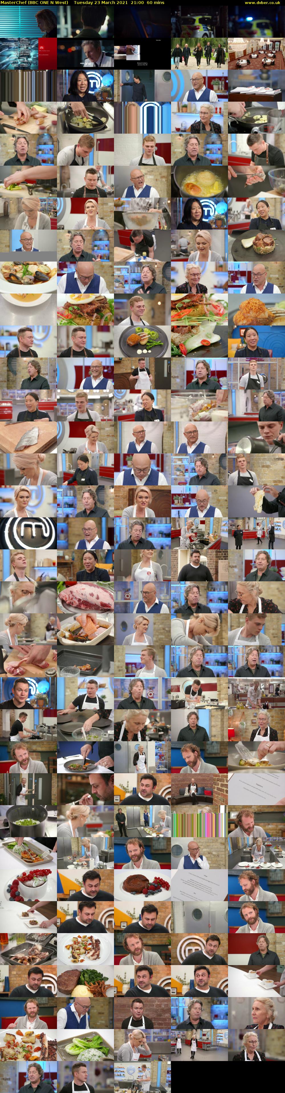 MasterChef (BBC ONE N West) Tuesday 23 March 2021 21:00 - 22:00