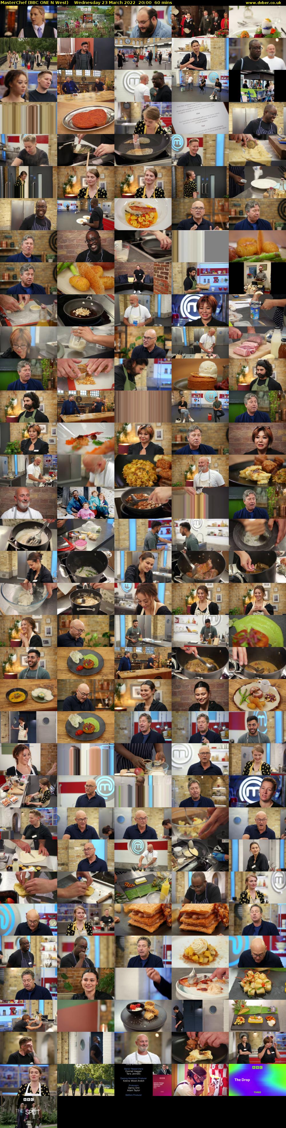 MasterChef (BBC ONE N West) Wednesday 23 March 2022 20:00 - 21:00