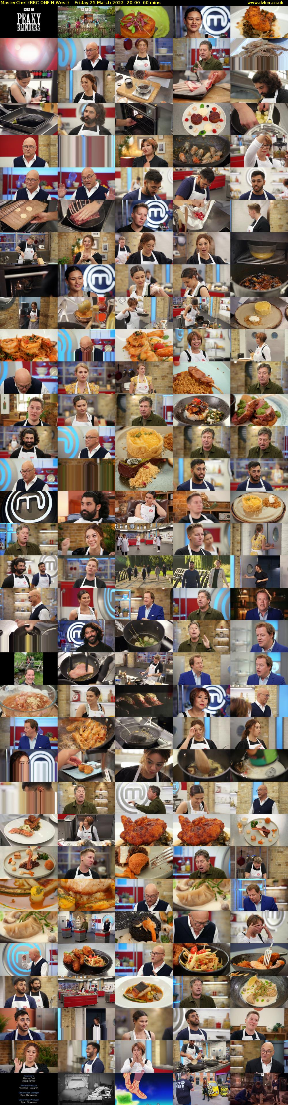MasterChef (BBC ONE N West) Friday 25 March 2022 20:00 - 21:00