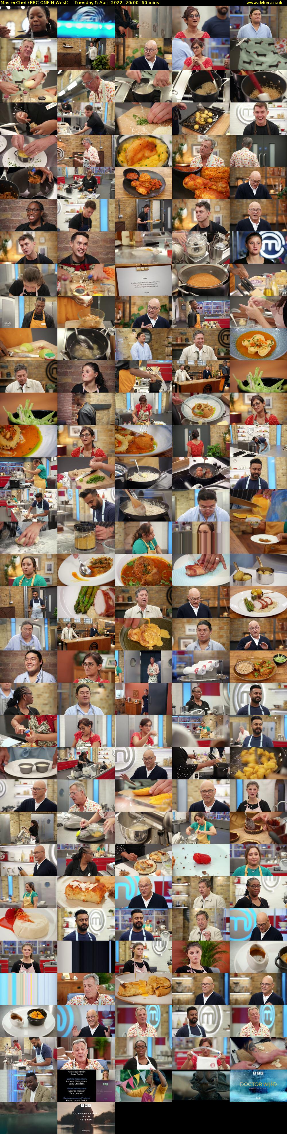 MasterChef (BBC ONE N West) Tuesday 5 April 2022 20:00 - 21:00