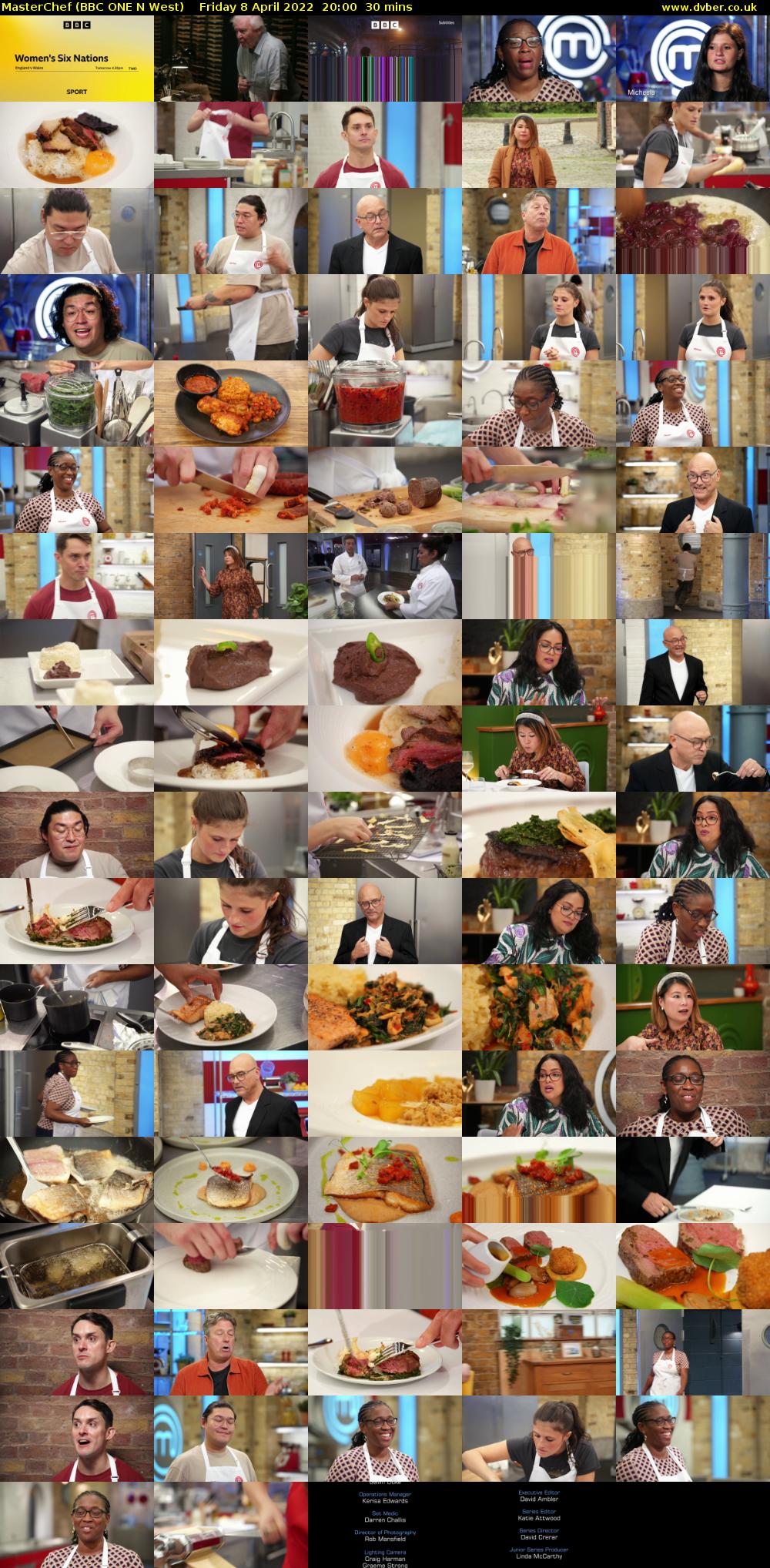 MasterChef (BBC ONE N West) Friday 8 April 2022 20:00 - 20:30