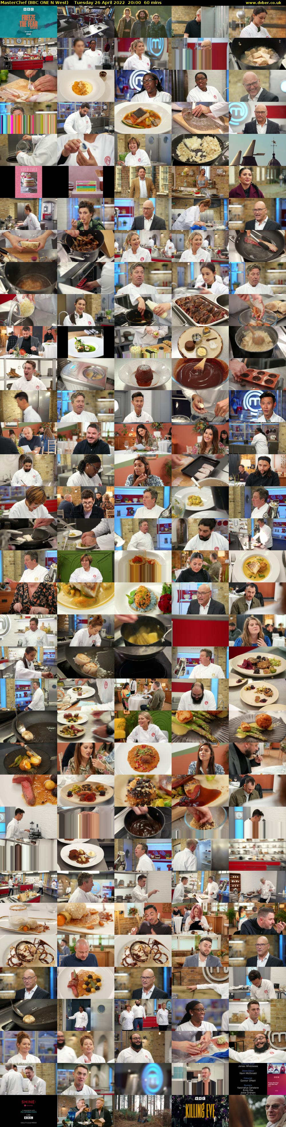 MasterChef (BBC ONE N West) Tuesday 26 April 2022 20:00 - 21:00
