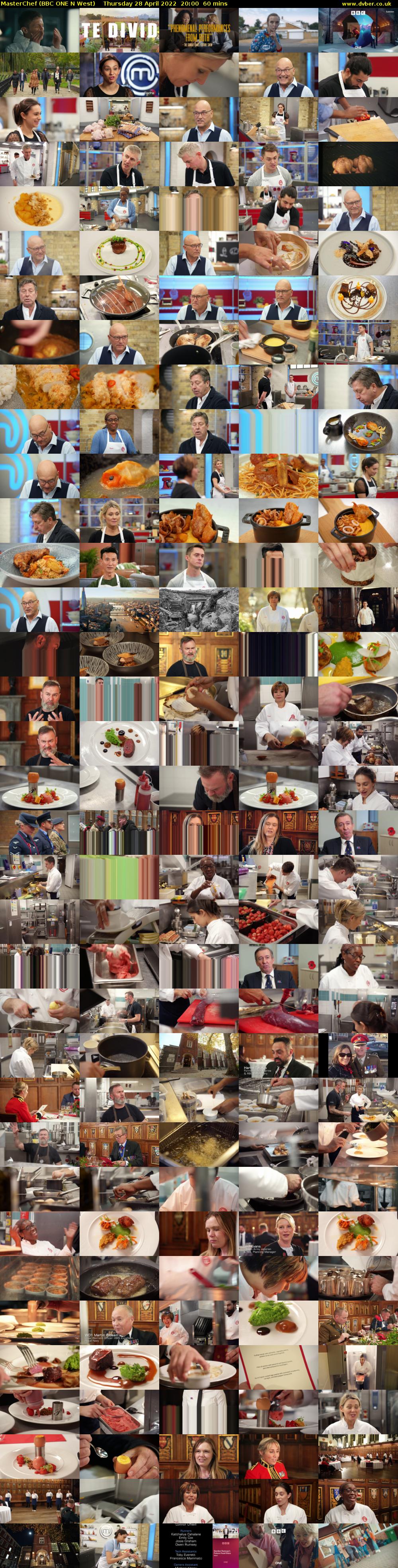 MasterChef (BBC ONE N West) Thursday 28 April 2022 20:00 - 21:00