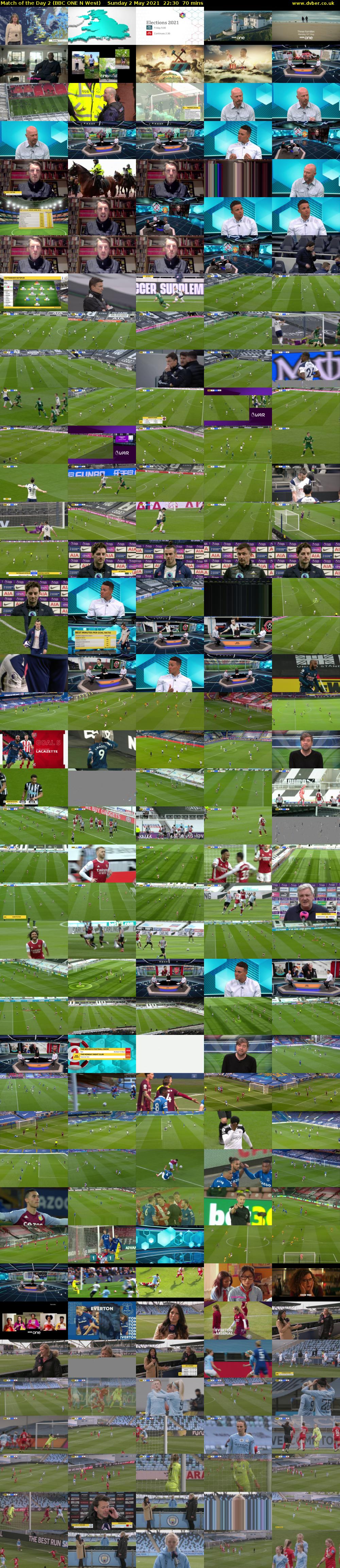 Match of the Day 2 (BBC ONE N West) Sunday 2 May 2021 22:30 - 23:40