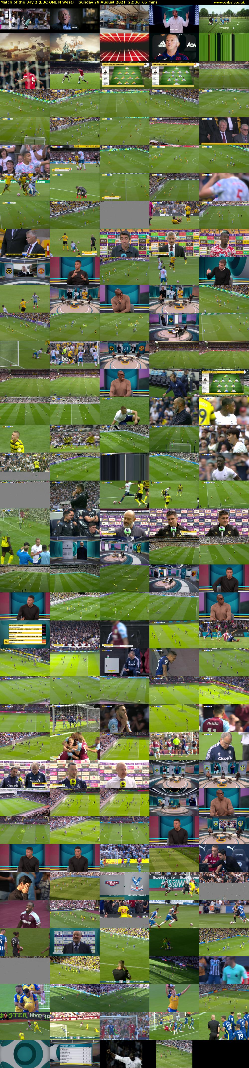 Match of the Day 2 (BBC ONE N West) Sunday 29 August 2021 22:30 - 23:35